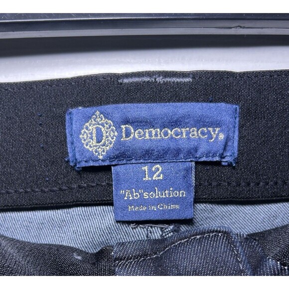Democracy AB Solution Women’s Dark Indigo Denim Shorts Size 12 (33.5” x 7”) - Picture 4 of 6